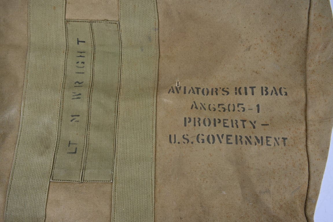 USAAF WW2 Named AN6510-1 Seat Parachute Harness Assembly