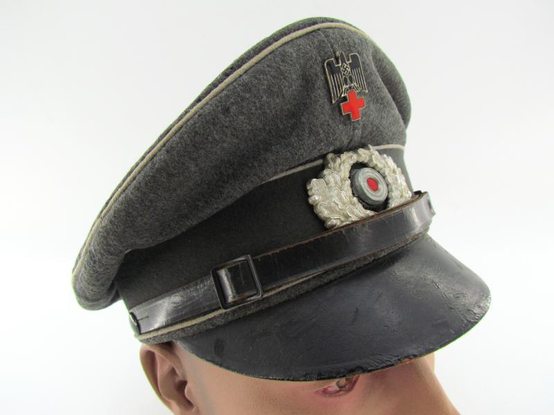 DRK ( German Red Cross ) EM/NCO Visor Cap