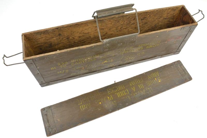 British WW2 insecticide Sprayers Box