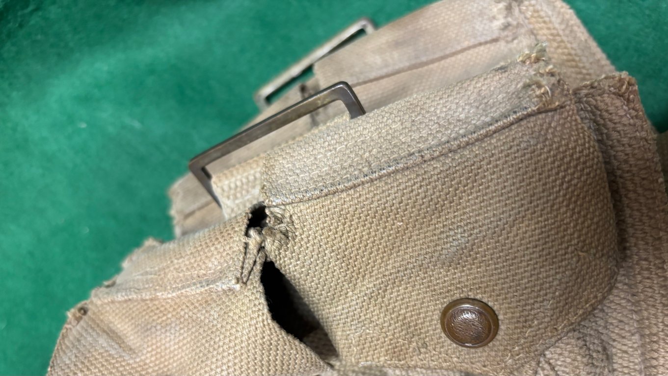 1908 Pattern Web Equipment  Cartridge Carriers Dated 1918