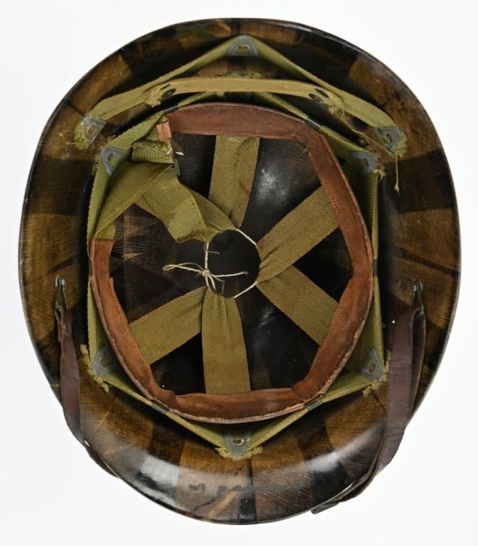 US WW2 M1 Helmet Liner 101st Airborne Division 501st Parachute Infantry Regiment