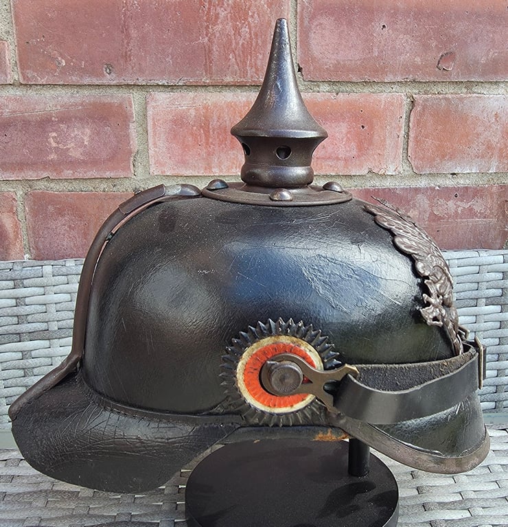 World War 1 German Pickelhaube helmet