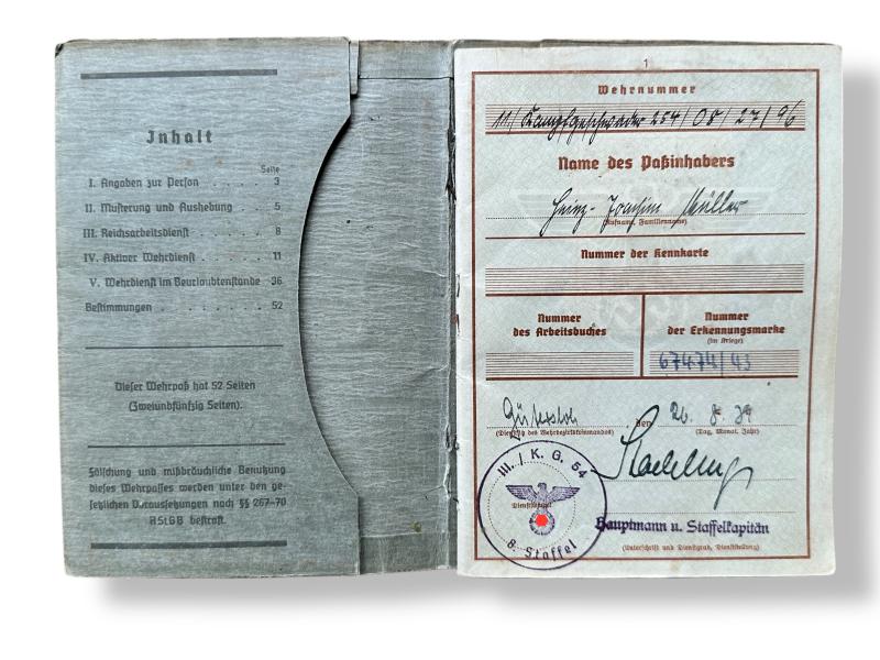 Grouping of Hauptmann Heinz-Joachim Müller