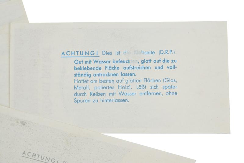 German WHW 1937 Sticker set