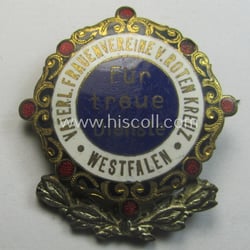 Unusual, 'Vaterländischer Frauen-Vereine vom Roten Kreuz - Westfalen'...