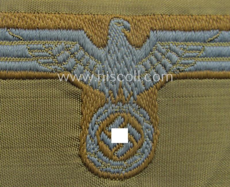 WH (Heeres) 'tropical-issue' (ie. DAK or: 'Deutsches Afrika Korps'-related-) side-cap-eagle
