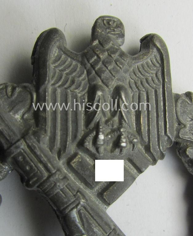 'Infanterie Sturmabzeichen in Silber' being a maker- (ie. 'A'-) marked example by the: 'Assmann & Söhne'-company