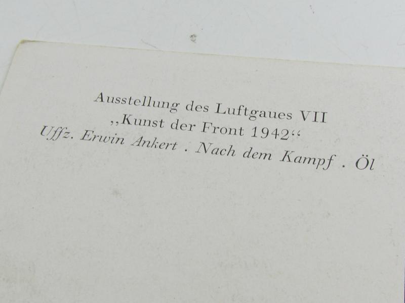 Postcard : Destroyed French Tank Renault AMR 33 VM