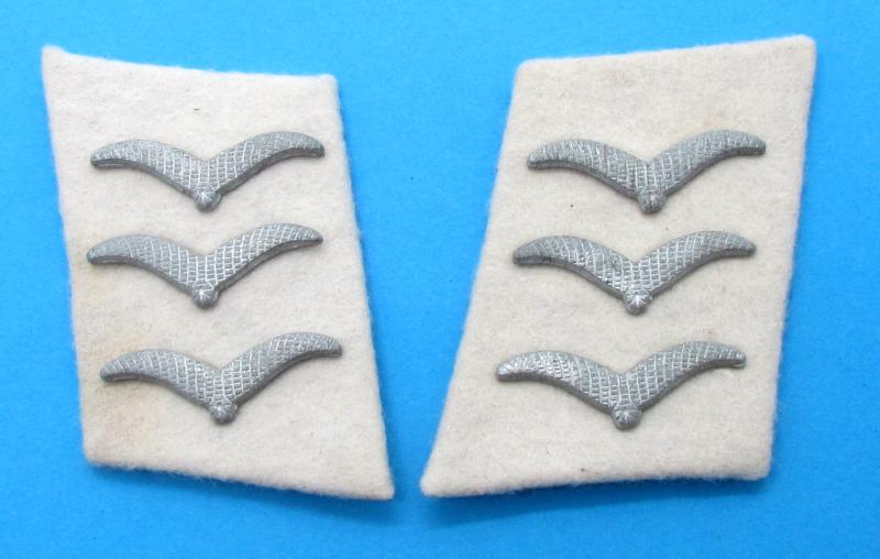 Luftwaffe Hermann Göring division 'Obergefreiter ' Collar Tabs