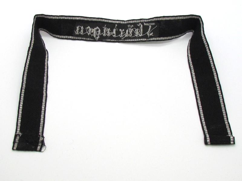 SS-Totenkopf Standarte THÜRINGEN Officers Cufftitle