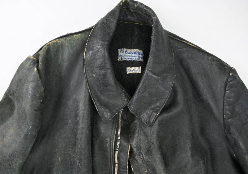 German KM Leather Coverall