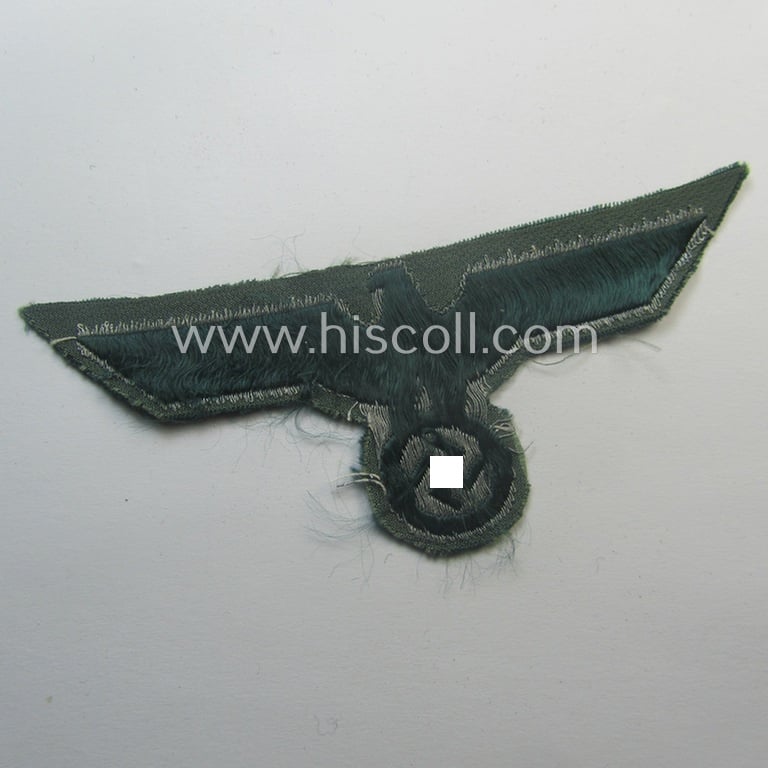Clearly used and/or tunic-removed, early- (ie. mid-) war-period WH (Heeres) officers'- (ie. eventually NCO-) pattern breasteagle
