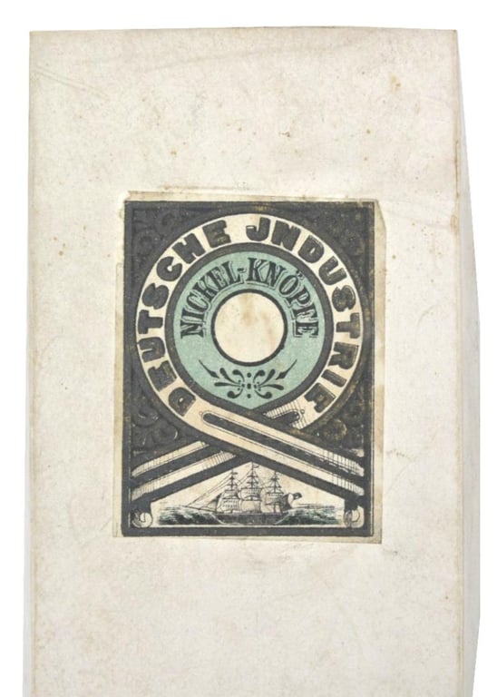 German Third Reich Era Nickle Buttons