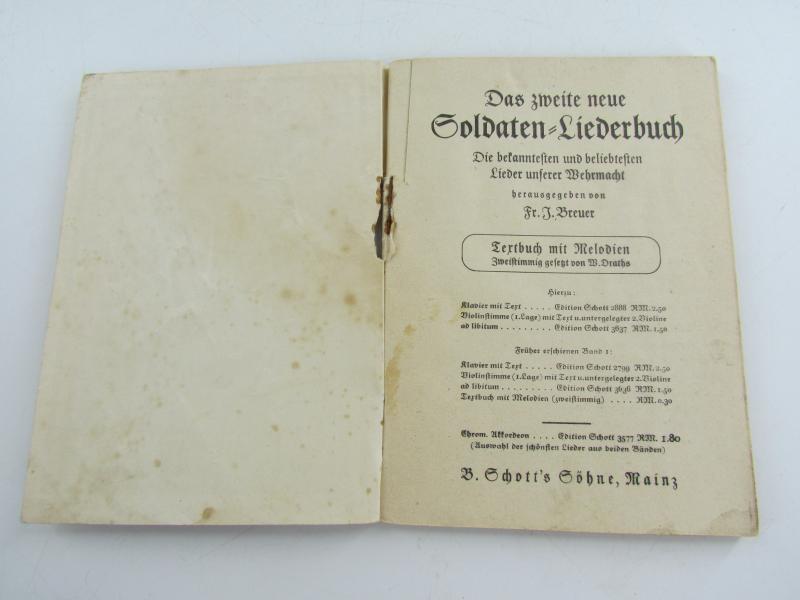 German Marching songbook.
