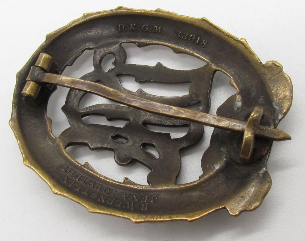 DRL sports badge in bronze – Hermann Werstein, Jena