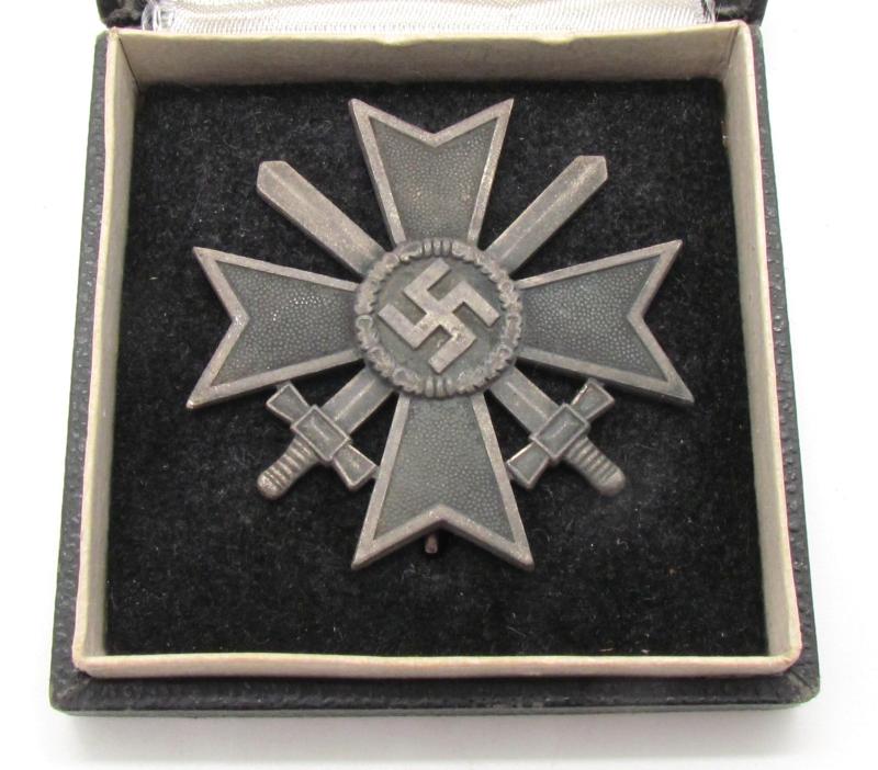 War Merit cross (KVK) first class “65” in Case