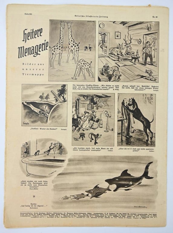 German Magazine “kölnische illustrierte zeitung" 26 September 1940