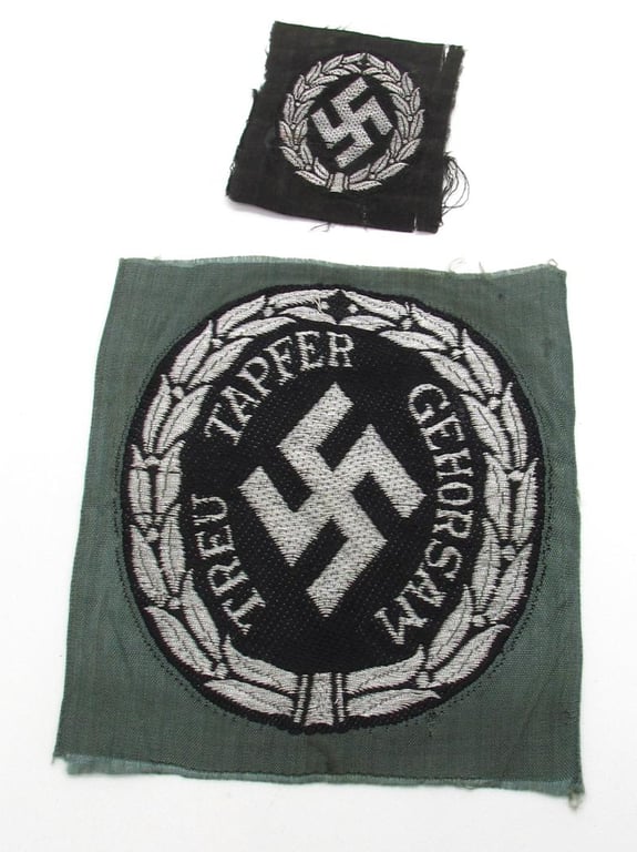 BeVo-woven 'Schuma' Officers Arm + Cap-Badge