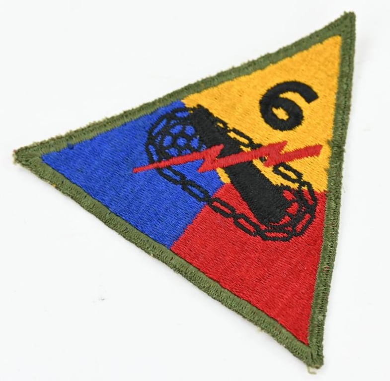 US WW2 6th Armored Division Patch