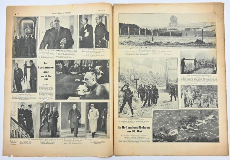 German Berliner Illustrierte Zeitung Newspaper 1940
