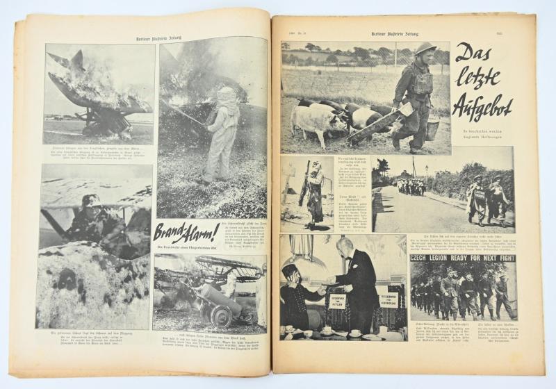 German Berliner Illustrierte Zeitung Newspaper 1940