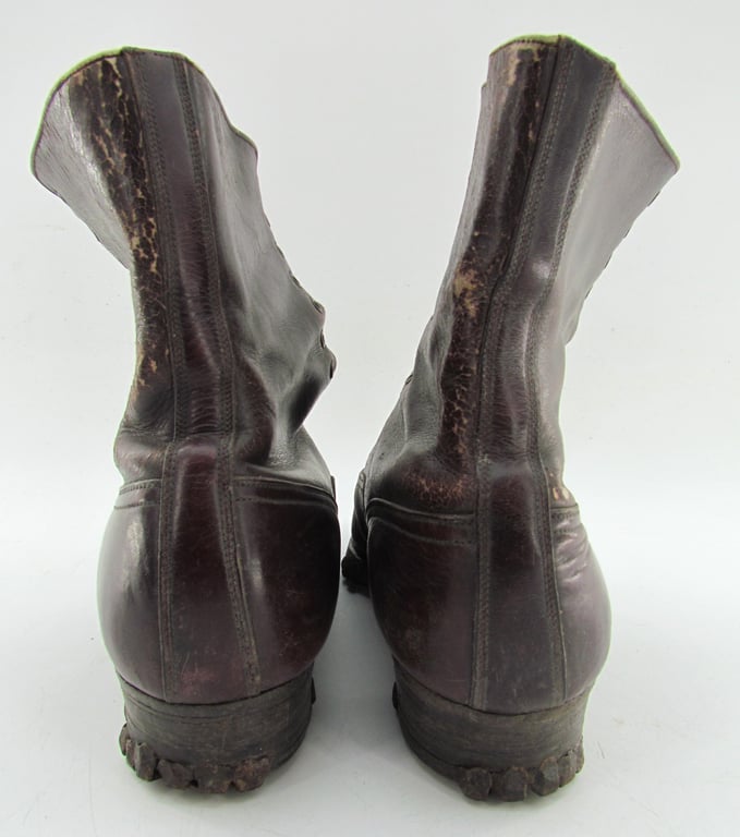 Pair of German Women's High Lace-Up Boots