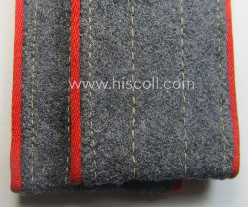 Pair of later-war-period, so-called: 'M44'-pattern, simplified WH (Luftwaffe) EM-type shoulderstraps as was intended for usage by a: 'Soldat der Flak-Artillerie-Trpn.'