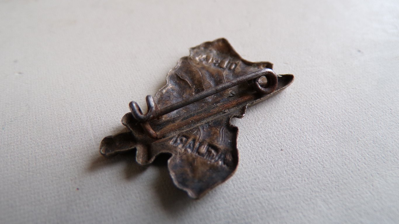 90th Panzergren, Div. Sardinia Campaign Shield Cap Badge