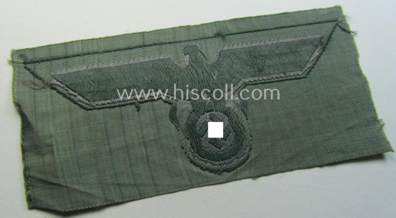 WH (Heeres) breast-eagle in 'BeVo'-weave-pattern