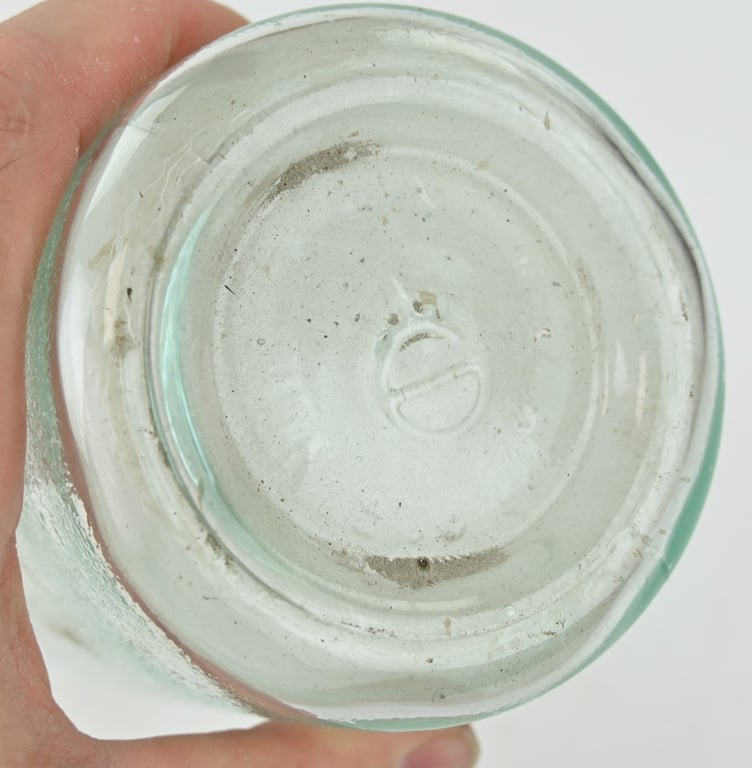 German Third Reich Glass Food Preserve Bottle