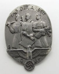 Tinnie "tag der Arbeit 1935" ( Dicke-Lüdenscheid )