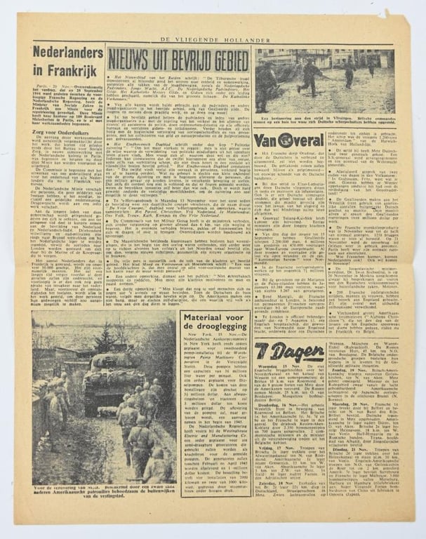 Allied Droppingsflyer 'De Vliegende Hollander' 22 November 1944