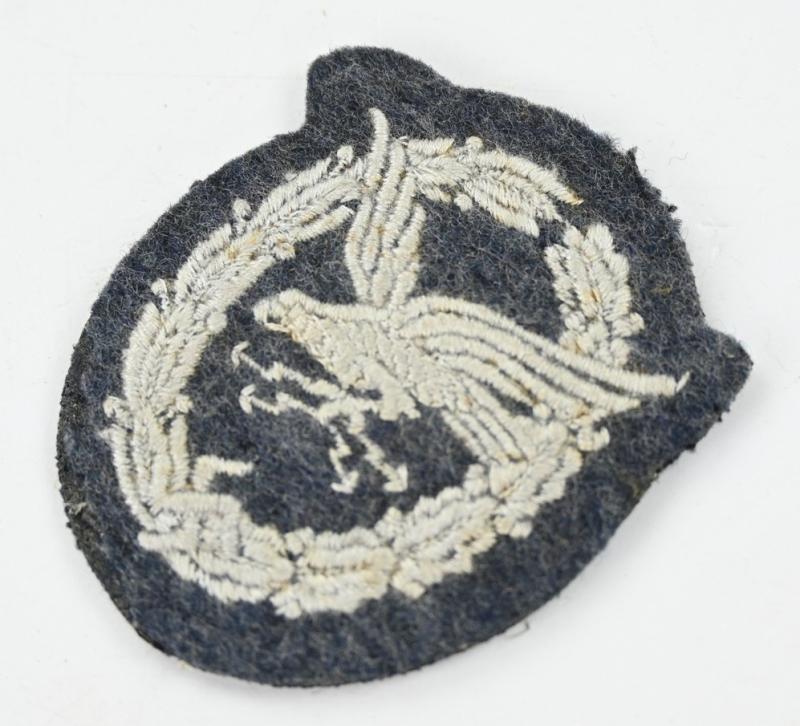 German LW Air Gunner's and Flight Engineer's badge Cloth Version