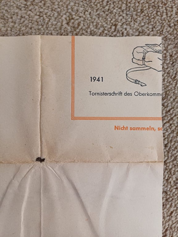 Congratulatory Letter to SS winner Max Seela "Knights Cross" "Totenkopf division“  from the NSDAP Kreisleitung Berlin Köpenick
