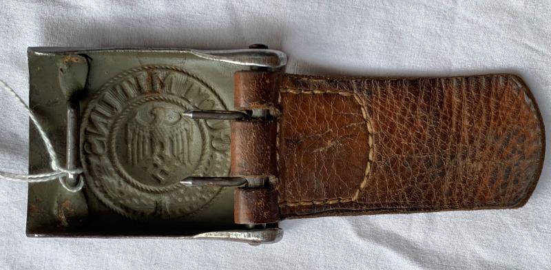 WH (Heer) Steel Belt Buckle 'R.S.&S