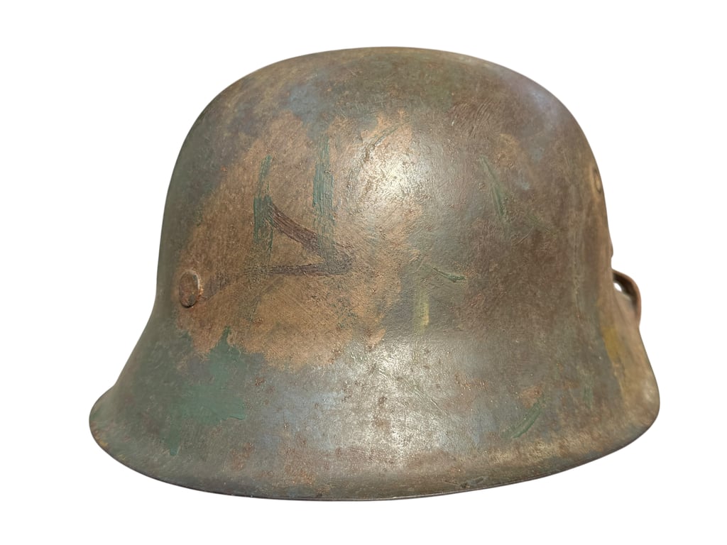 WH (HEER) Camouflaged M42 Helmet