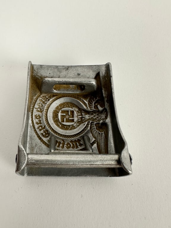 Alu.SS belt buckle by Overhoff & Clie "RZM 36/40"