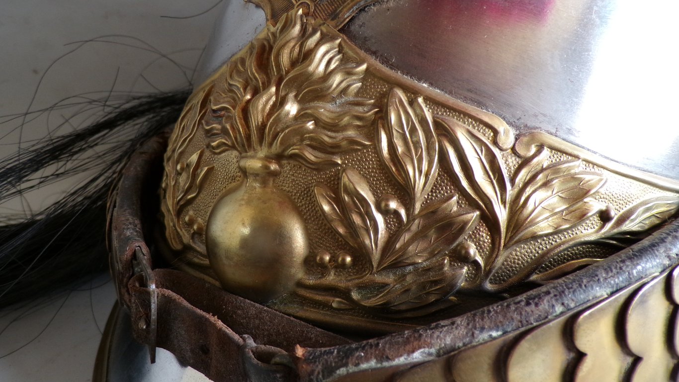 French M1874 Matching Cuirasse and Helmet