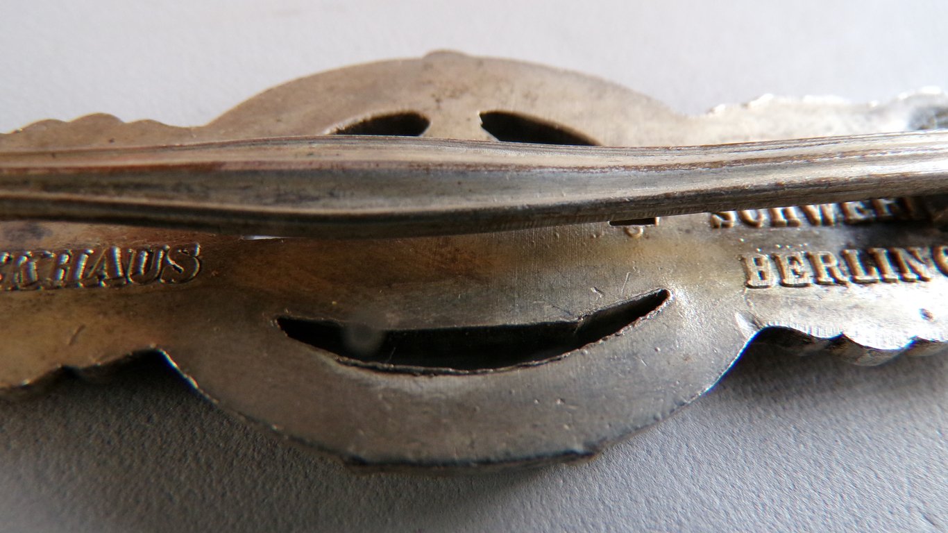 U-Boat Front Clasp in Silver Schwerin Berlin