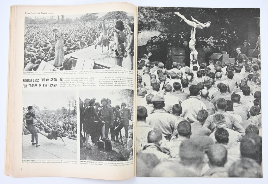US WW2 Life Magazine August 1944 'Kelso C. Horne'