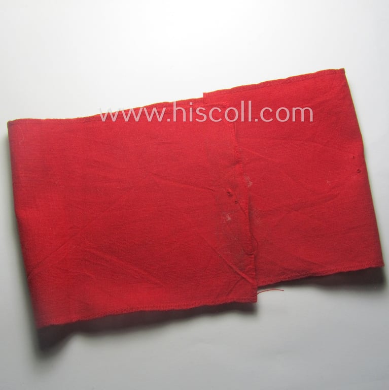 Rarely found, N.S.B.O.- (or: 'Nationalsozialistische Betriebszellenorganisation'-) related armband (ie. 'Armbinde')
