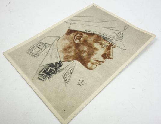 German "Willrich" Type postcard "Major Wid"