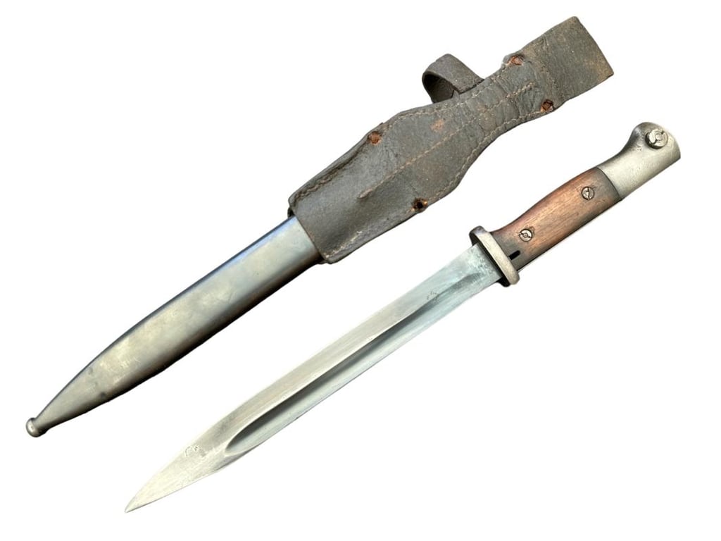 K98 Bayonet (Seitengewehr) With Matching Scabbard and Frog S/155K