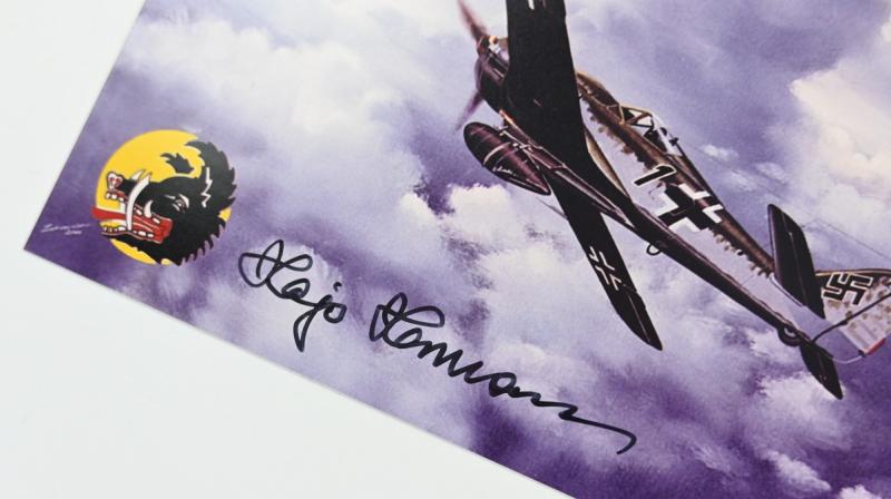 Signature of Luftwaffe KC-OLC&S Recipient 'Hajo Hermann'