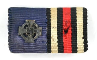 German Polizei 2-Piece Medal Ribbonbar