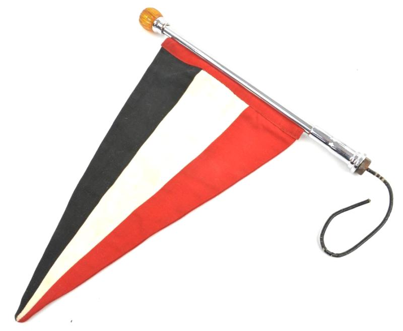 German Third Reich Lighted Car Pennant