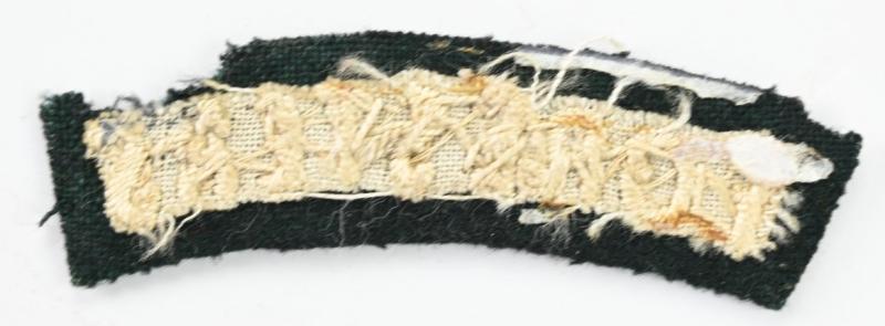 British WW2 Sherwood Foresters Cloth Shoulder Title
