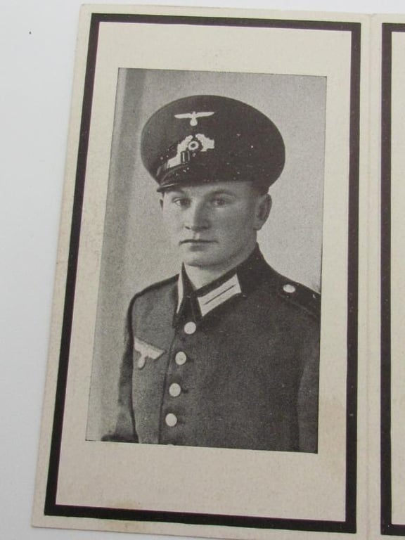 Wehrmacht ( Gebirgsjäger ) Death Card