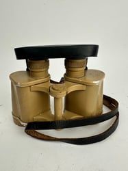 German WW2 Tan 6x30 Binoculars "cag"