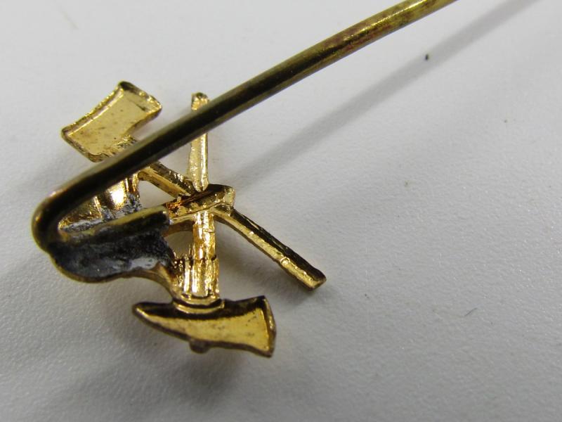 German Fireman's stick pin